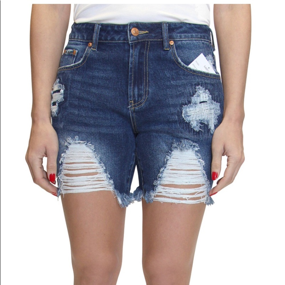 Denim Bermuda Shorts